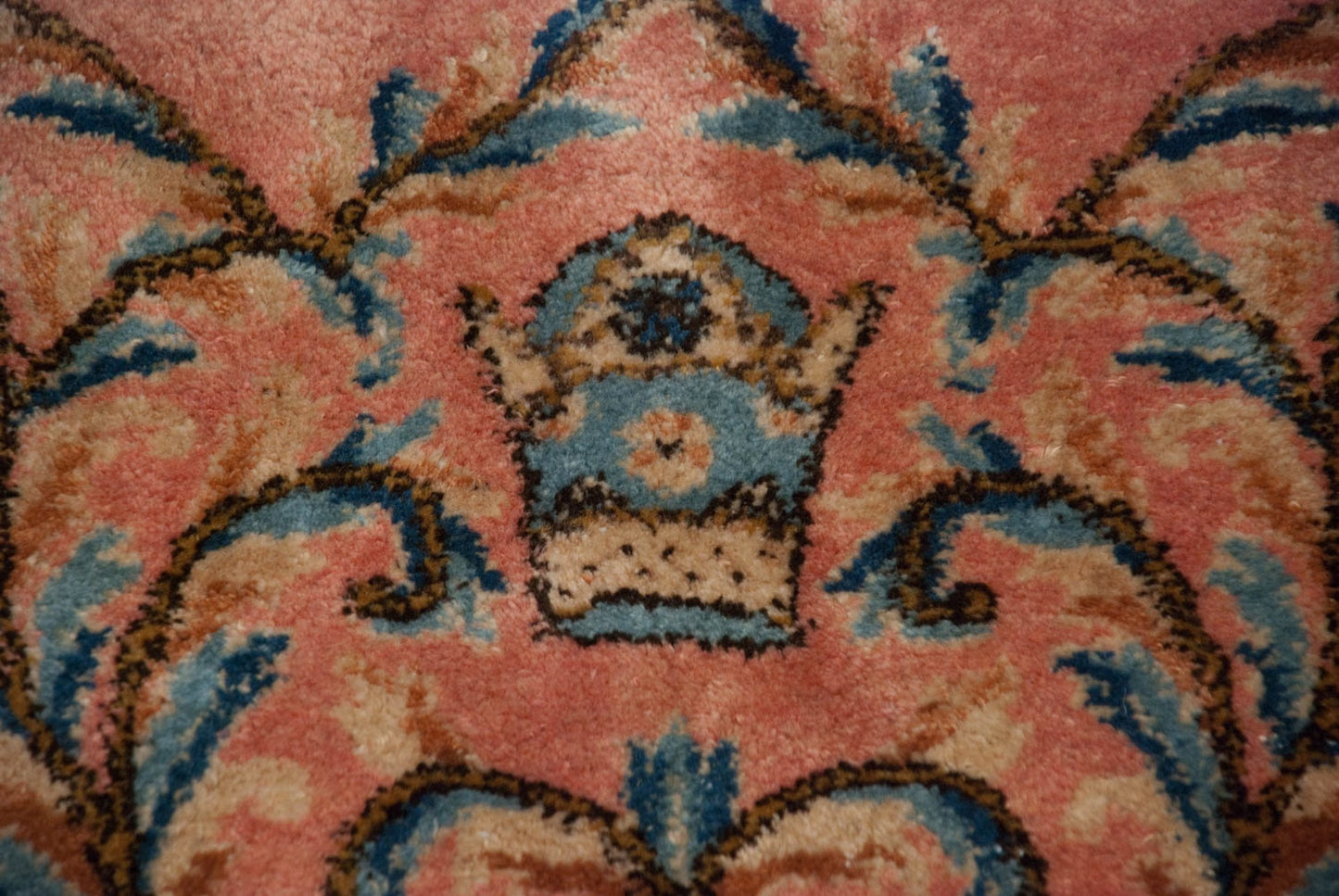 12x17.5 Vintage Fine Kerman Carpet