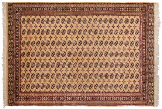 10x14.5 Vintage Bokhara Carpet