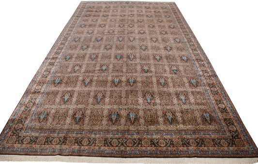 12x21.5 Vintage Bulgarian Tabriz Design Carpet