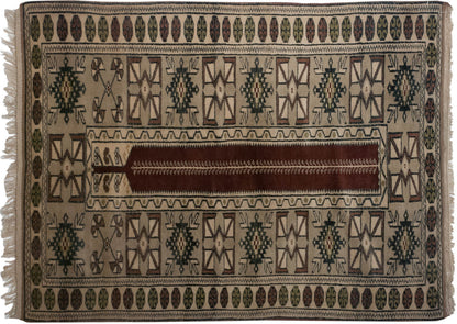 RESERVED 3x4.5 Vintage Melas Rug