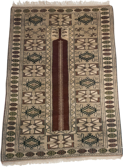 RESERVED 3x4.5 Vintage Melas Rug
