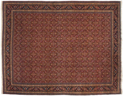 11x14 Vintage Tabriz Carpet
