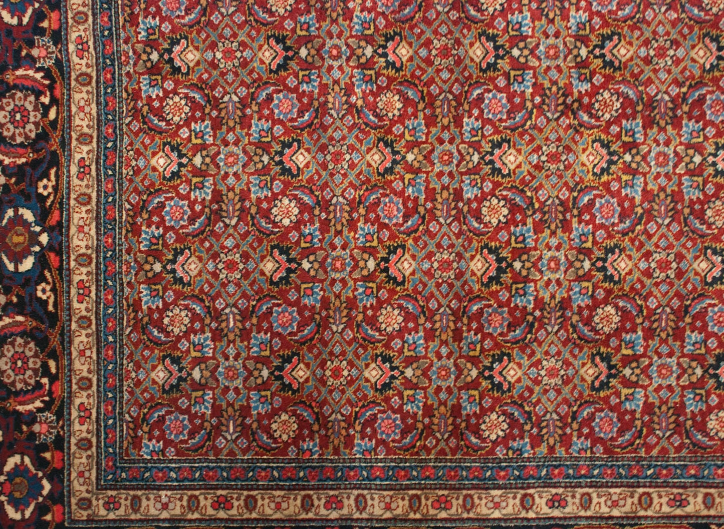 11x14 Vintage Tabriz Carpet