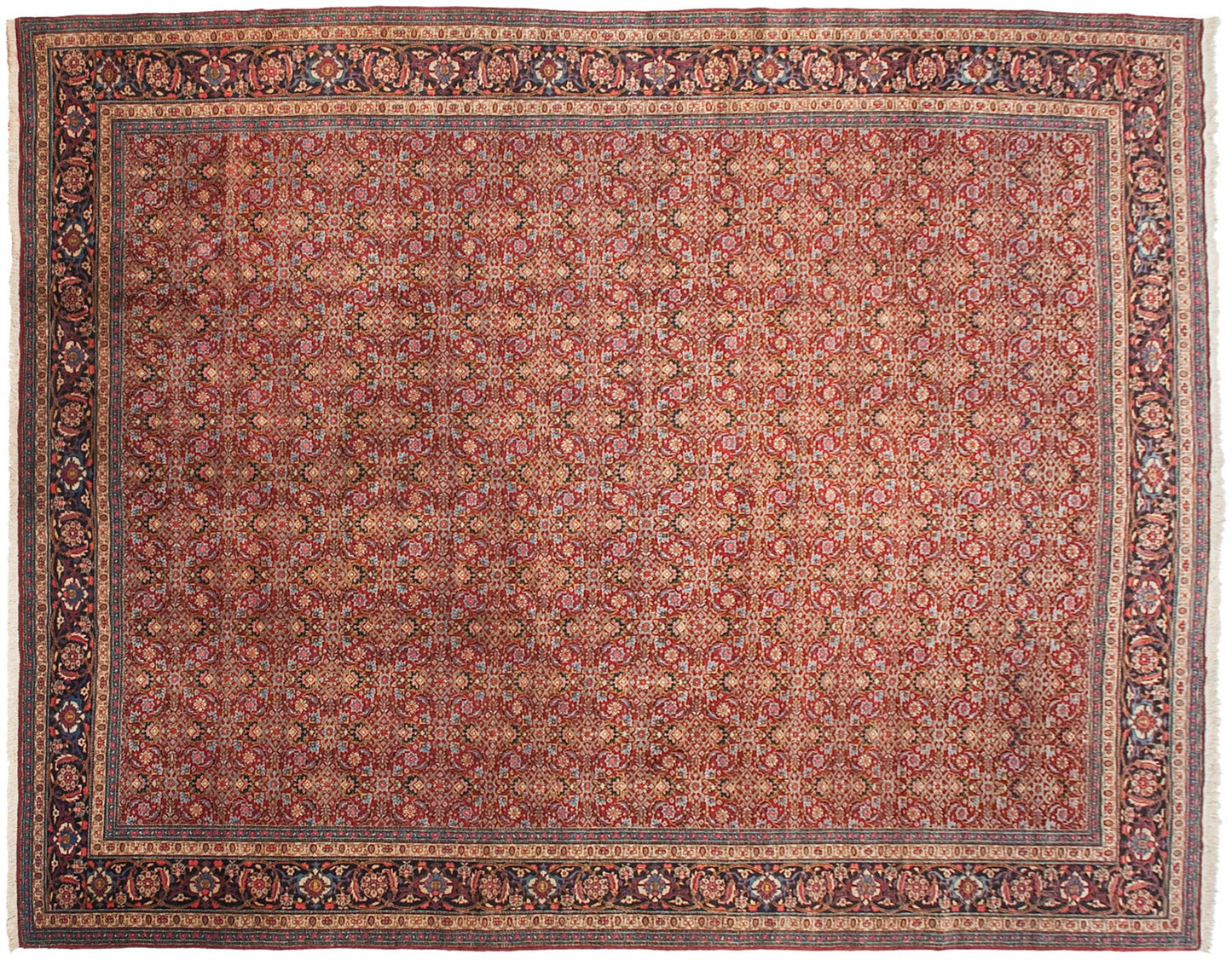 11x14 Vintage Tabriz Carpet