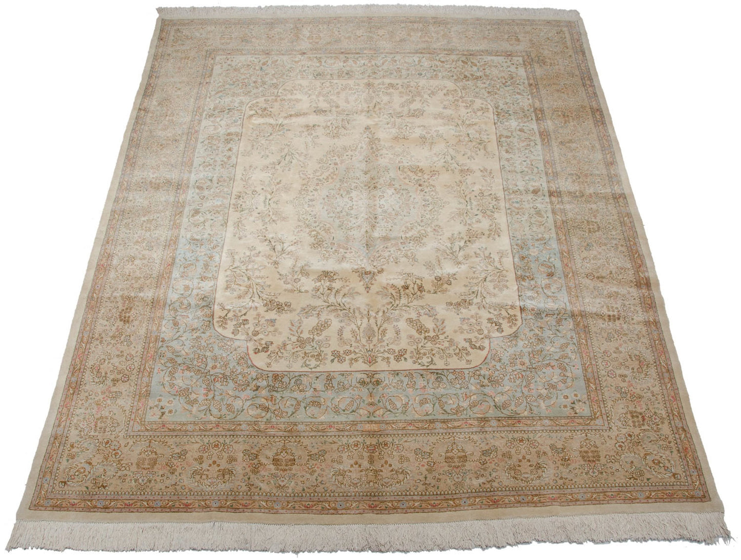 10.5x13.5 Vintage Tabriz Carpet