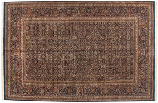 11.5x18 Vintage Indian Doroksh Design Carpet