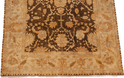 9x12 New Gold Wash Indian Oushak Design Carpet