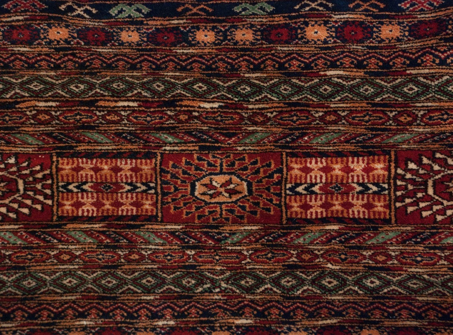 11x14 Vintage Fine Bokhara Carpet