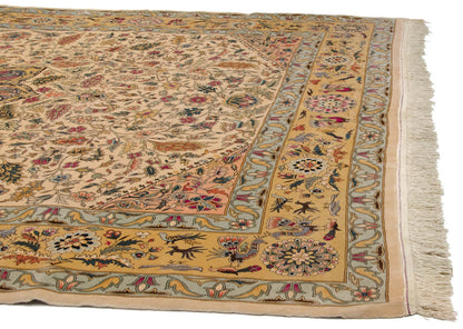10x13.5 Vintage Fine Bulgarian Isfahan Design Carpet