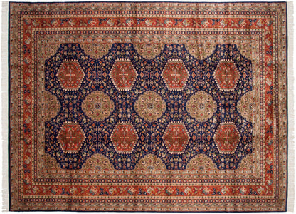 9x12 Vintage Fine Pakistani Caucasian Design Carpet