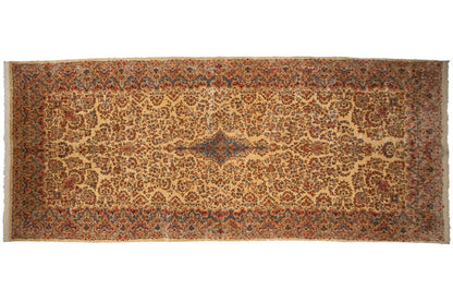 9.5x22.5 Vintage Kerman Carpet