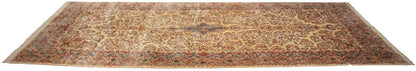 9.5x22.5 Vintage Kerman Carpet