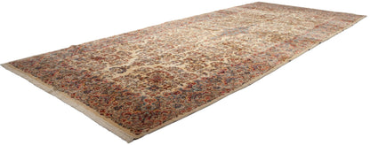 9.5x22.5 Vintage Kerman Carpet