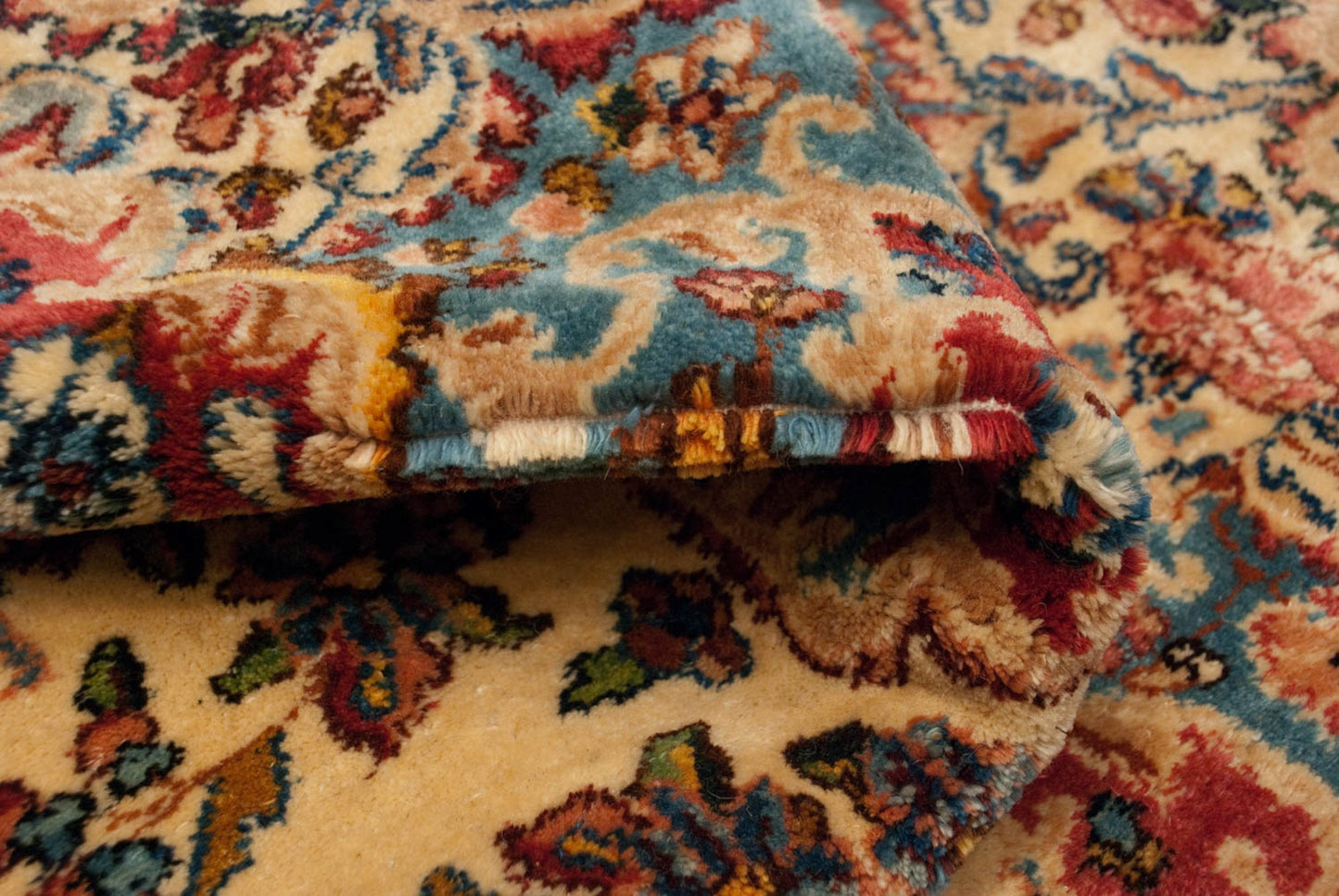 9.5x22.5 Vintage Kerman Carpet