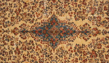 9.5x22.5 Vintage Kerman Carpet