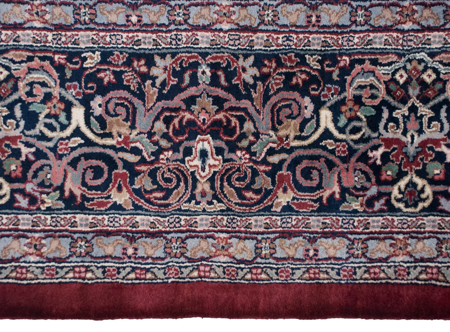 10x14 Vintage Indian Kashan Design Carpet