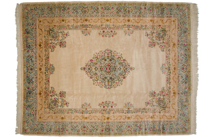 10x13 Vintage Fine Bulgarian Kerman Design Carpet