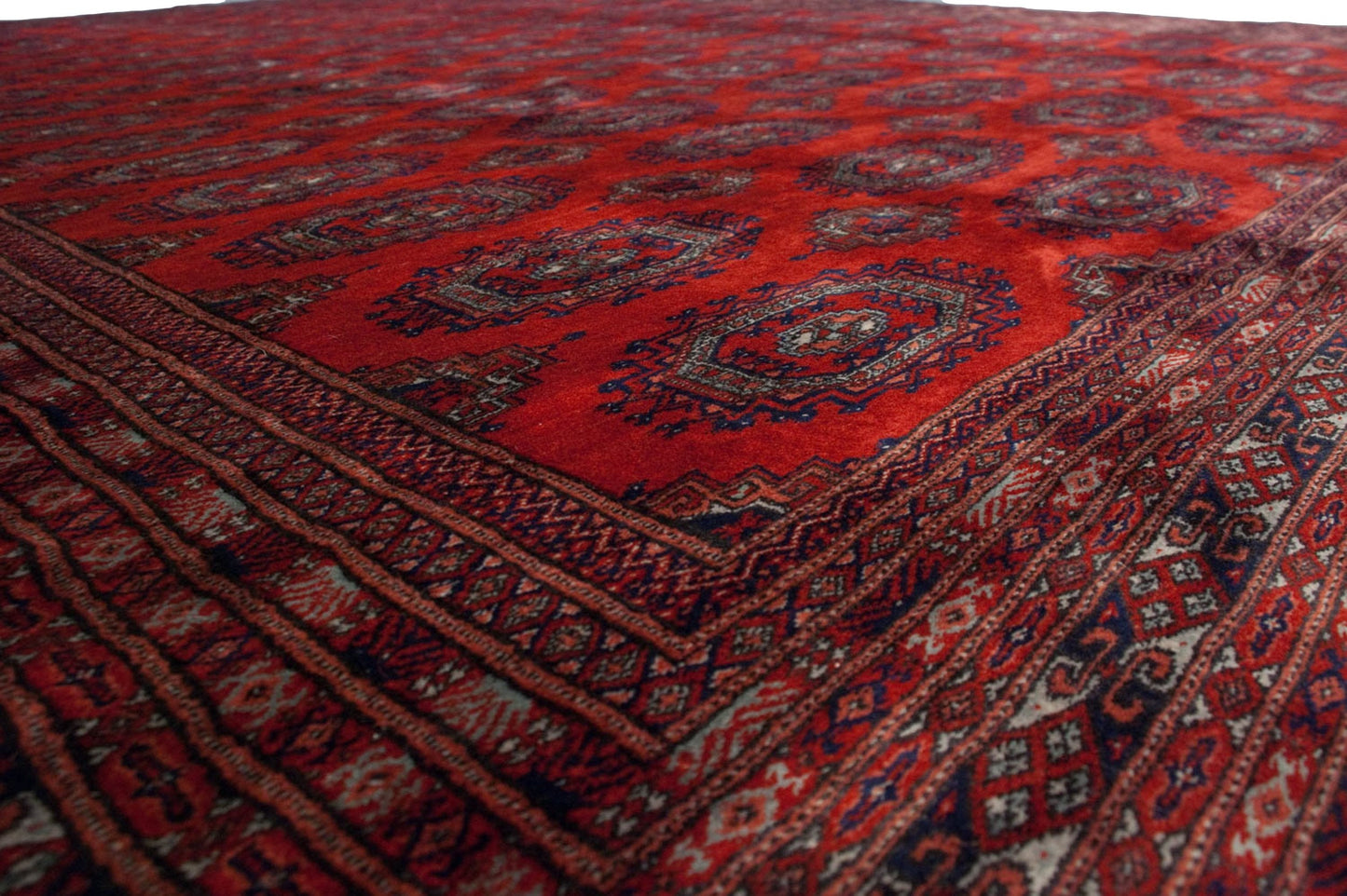 10x14.5 Vintage Fine Pakistani Turkmen Design Carpet
