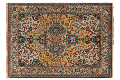10x13.5 Vintage Indian Polonaise Design Carpet