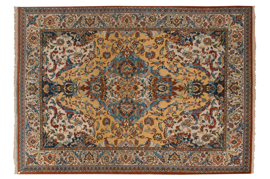 10x13.5 Vintage Indian Polonaise Design Carpet