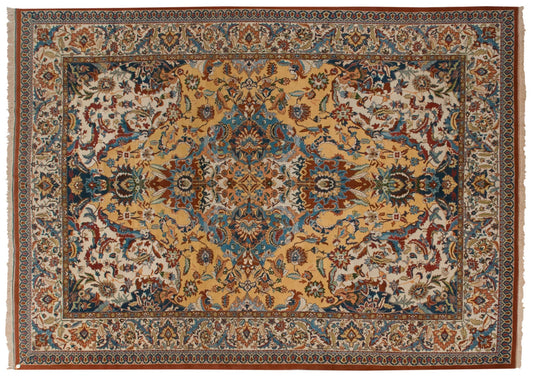 10x13.5 Vintage Indian Polonaise Design Carpet