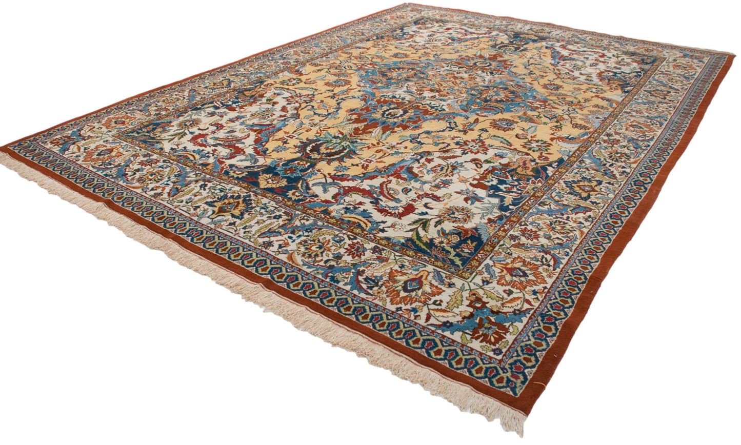 10x13.5 Vintage Indian Polonaise Design Carpet