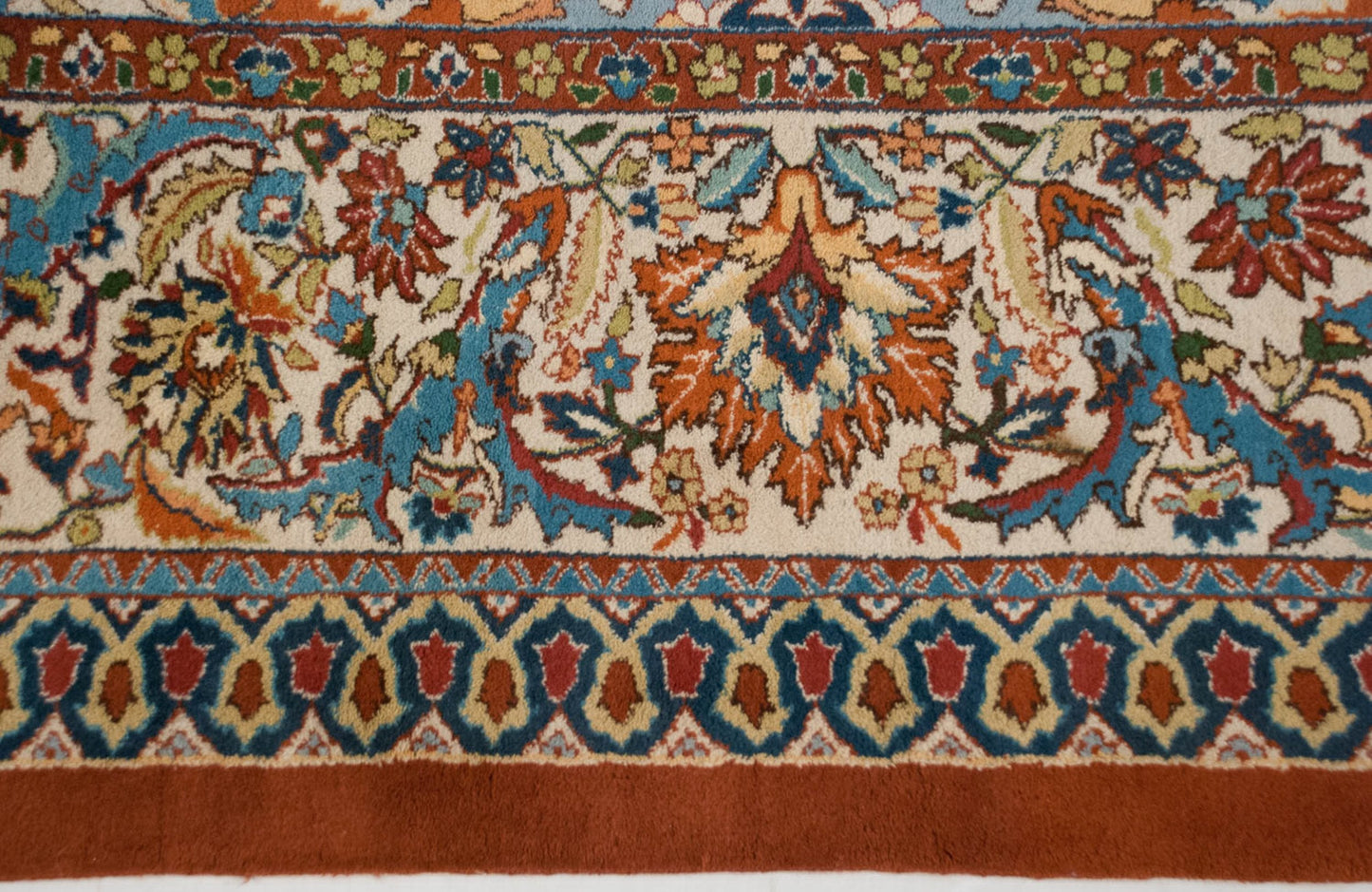 10x13.5 Vintage Indian Polonaise Design Carpet