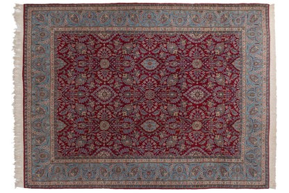 10x13.5 Vintage Kerman Carpet