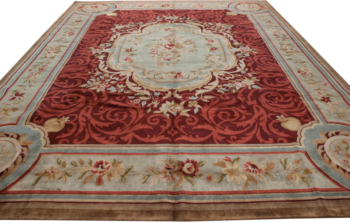 12x15 Indian Savonnerie Design Carpet