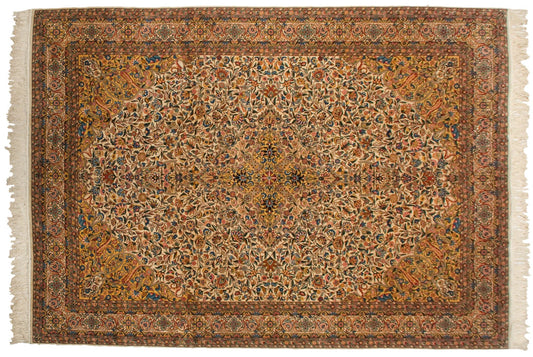 10x14.5 Vintage Fine Bulgarian Isfahan Design Carpet
