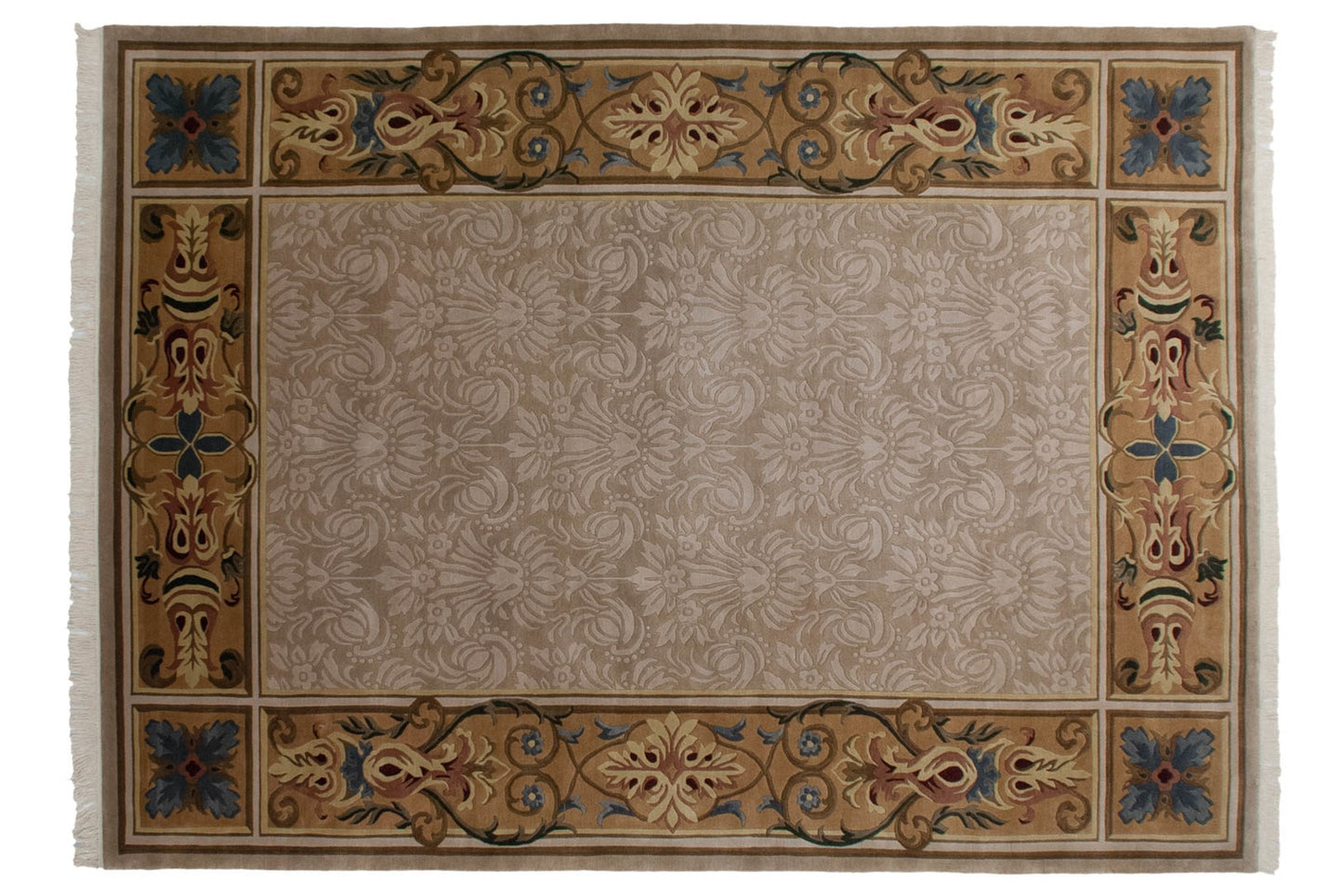 10x14 Indian Savonnerie Design Carpet