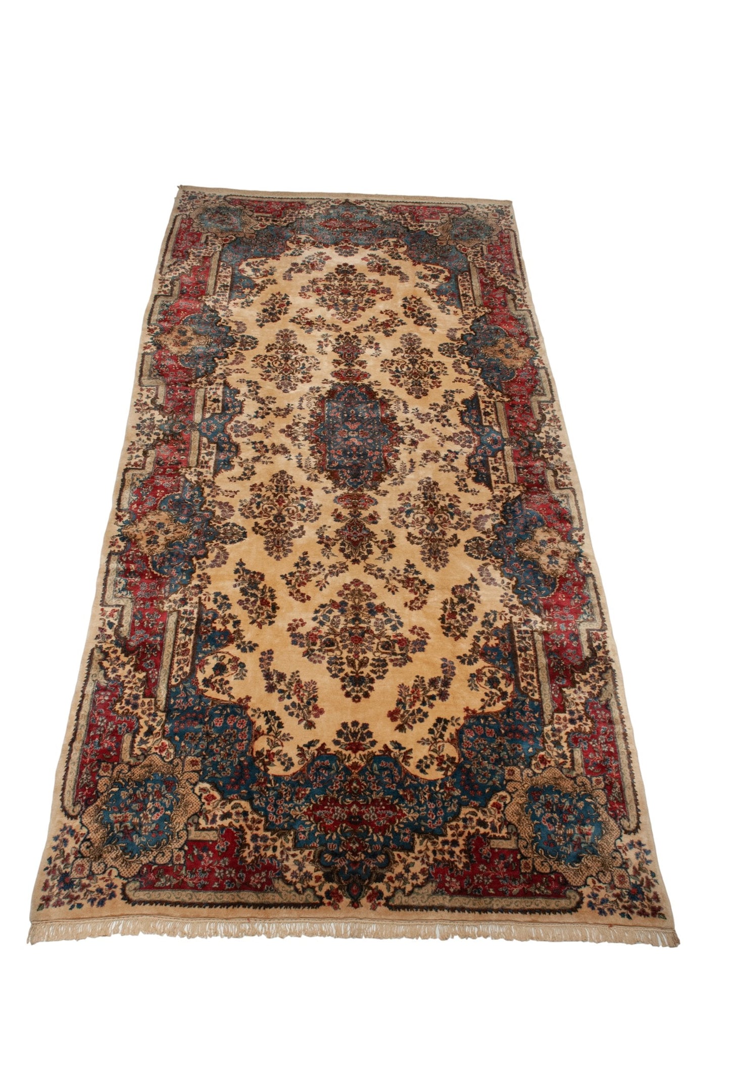 9x20 Vintage Kerman Carpet