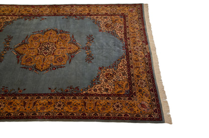 10x13 Vintage Romanian Tabriz Design Carpet