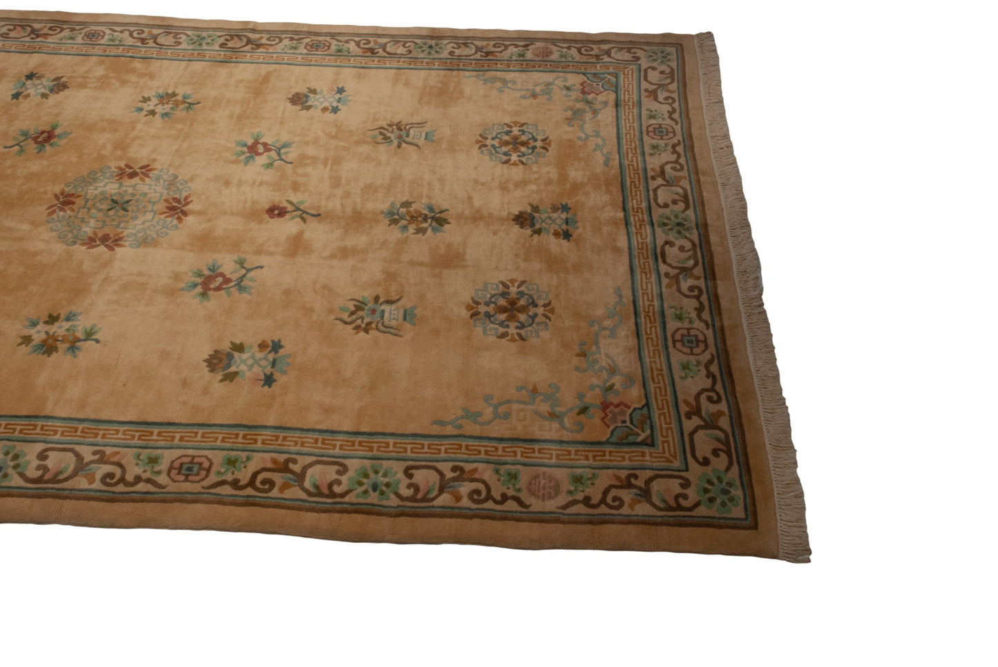 10.5x17.5 Vintage Japanese Peking Design Carpet