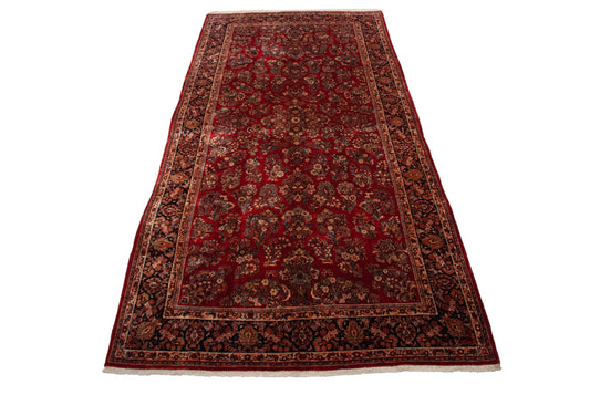 9x18 Vintage American Sarouk Carpet
