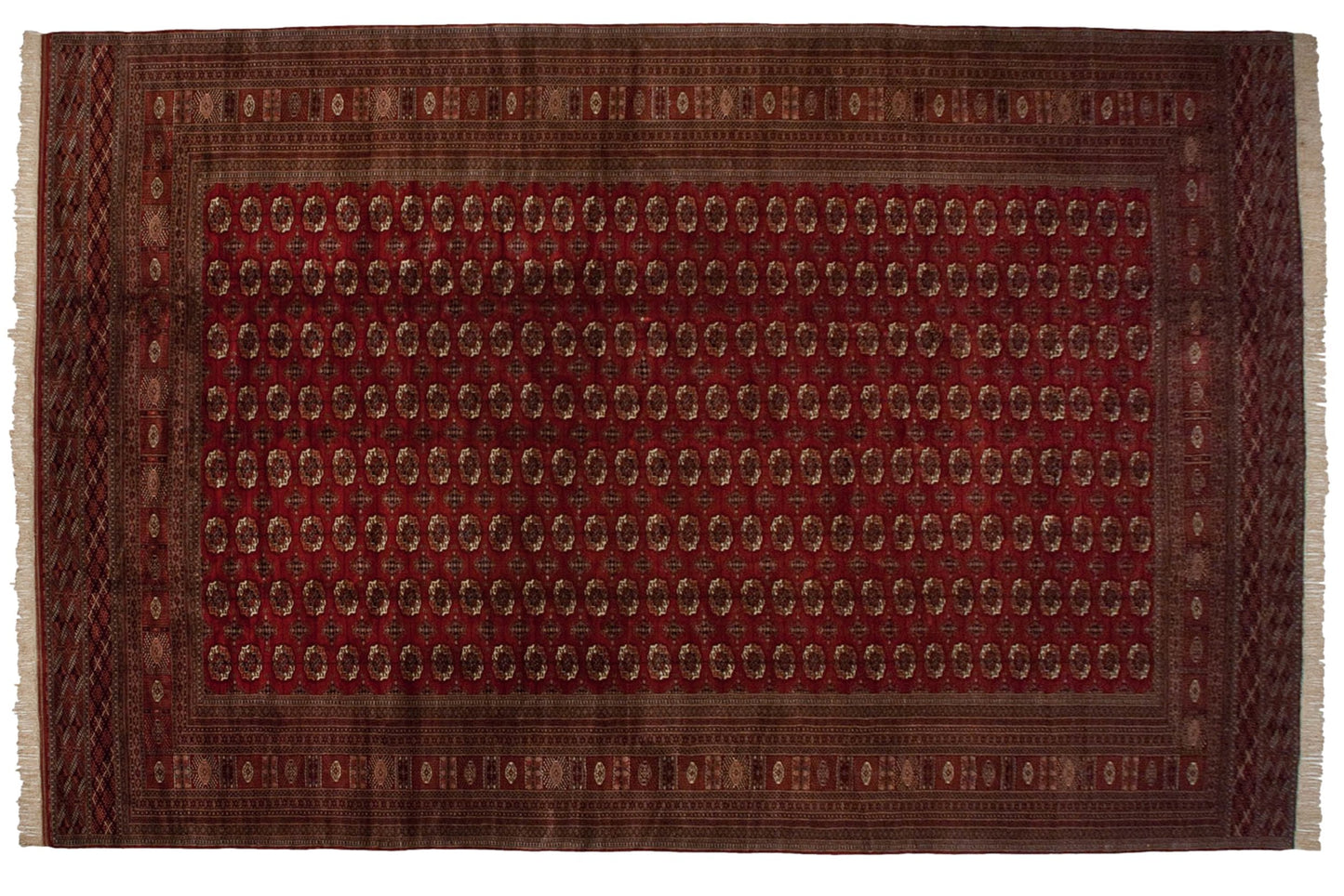 13x19.5 Vintage Fine Bokhara Carpet