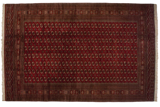 13x19.5 Vintage Fine Bokhara Carpet