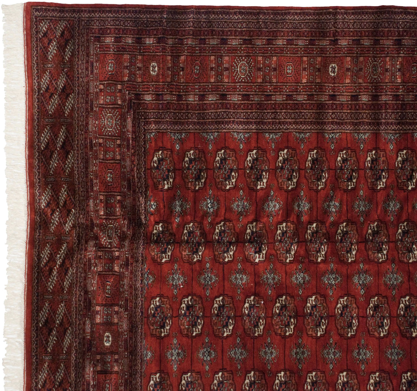 10x10 Vintage Fine Bokhara Square Carpet