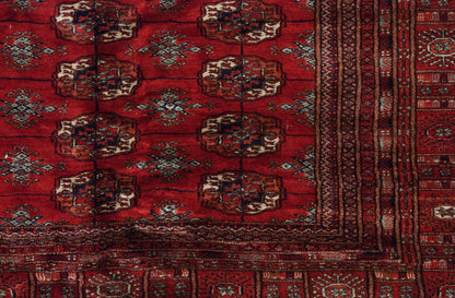 10x10 Vintage Fine Bokhara Square Carpet