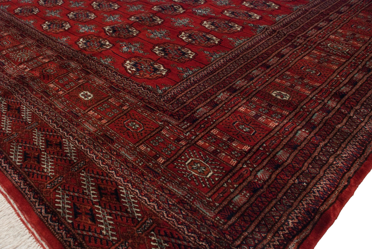 10x10 Vintage Fine Bokhara Square Carpet