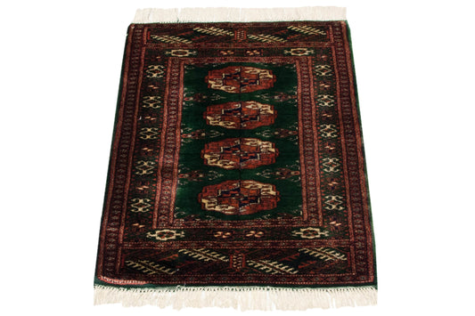 2x3 Vintage Fine Bokhara Rug Mat