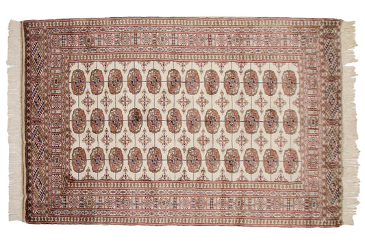 4x6 Vintage Fine Bokhara Rug