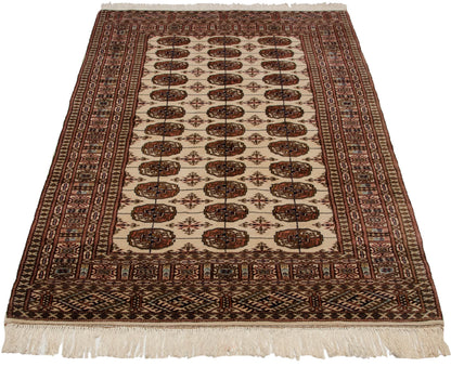 4x6 Vintage Fine Bokhara Rug