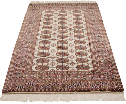 4x6 Vintage Fine Bokhara Rug