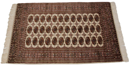 4x6 Vintage Fine Bokhara Rug