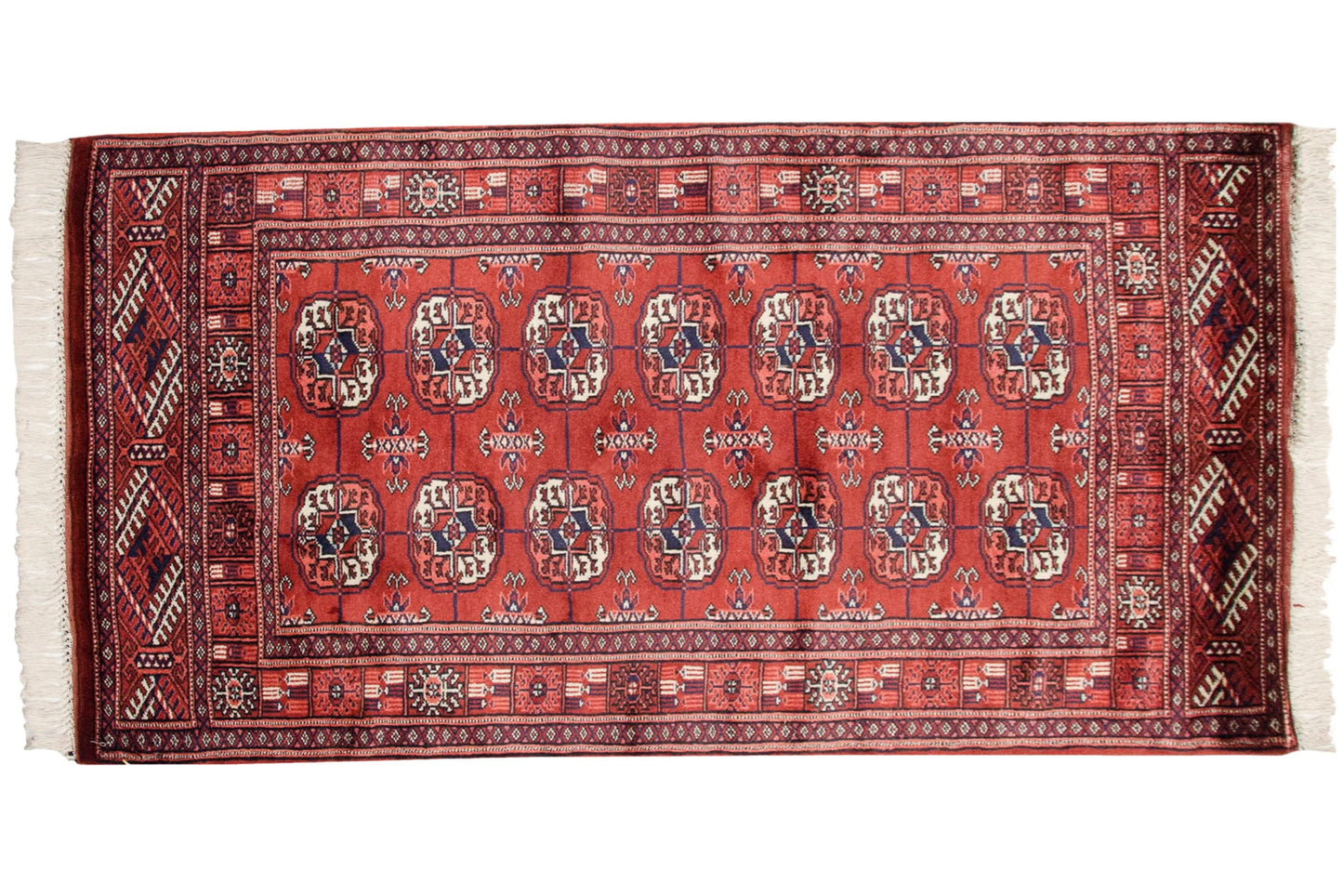 2.5x4 Vintage Fine Bokhara Rug
