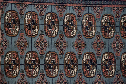 2.5x3 Vintage Fine Bokhara Square Rug