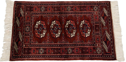 2x3 Vintage Fine Bokhara Rug Mat