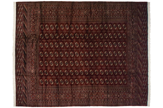 12x14.5 Vintage Fine Bokhara Carpet