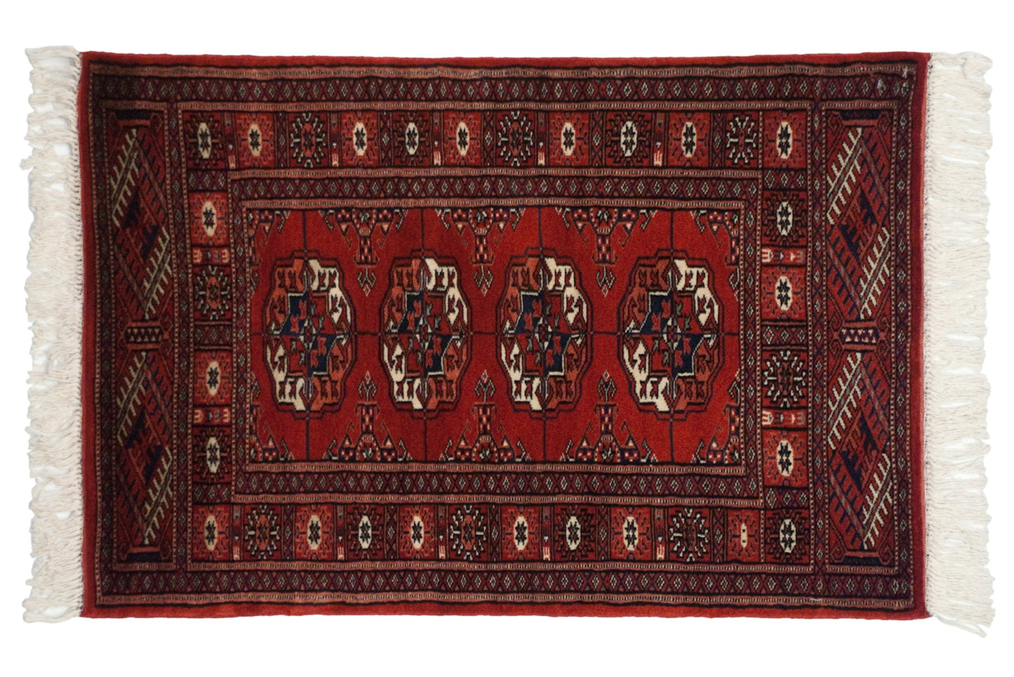 2x3.5 Vintage Fine Bokhara Rug